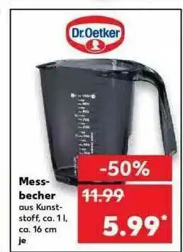 Kaufland Messbecher Dr Oetker Angebot