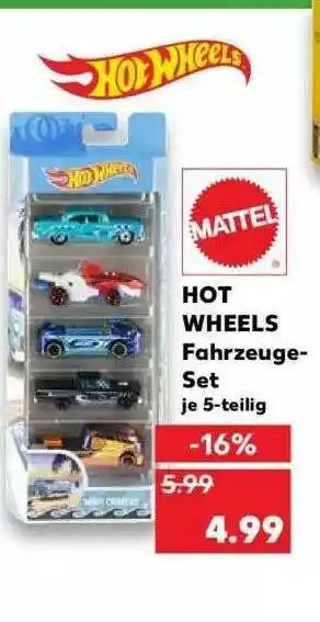 Kaufland Mattel Hot Wheels Fahrzeuge-set Angebot