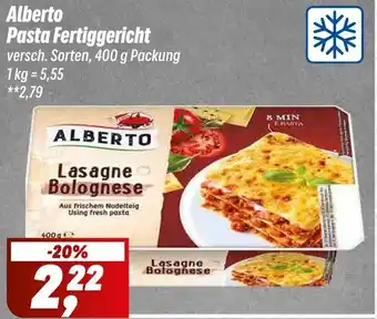 Simmel Alberto Pasta Fertiggericht Angebot