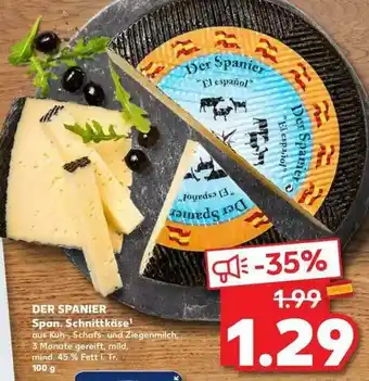 Kaufland Der Spanier Schnittkäse Angebot