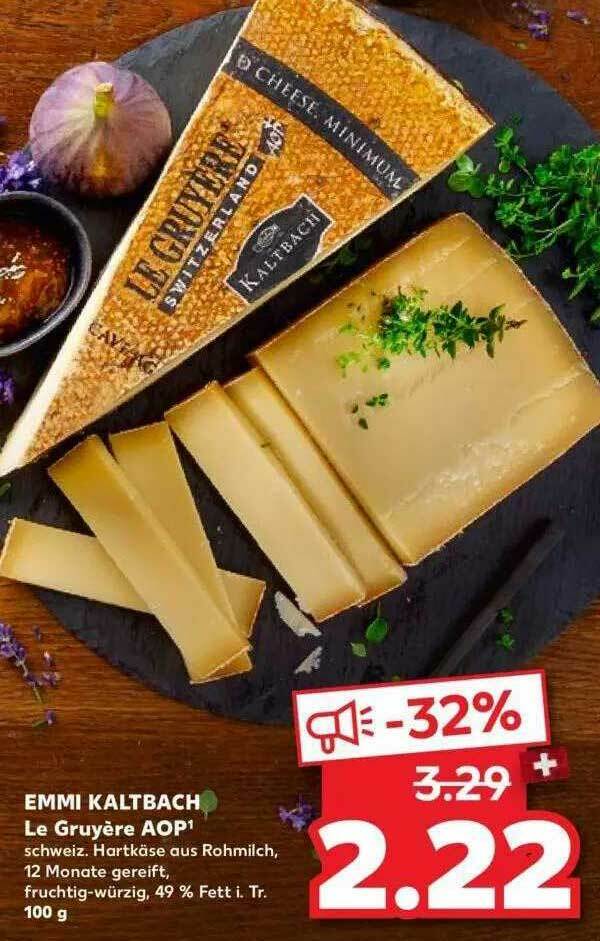 Emmi Kaltbach Le Gruyère Aop Angebot bei Kaufland