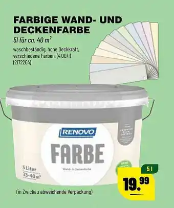 Leitermann Baumarkt Farbige Wand- Und Deckenfarbe Angebot