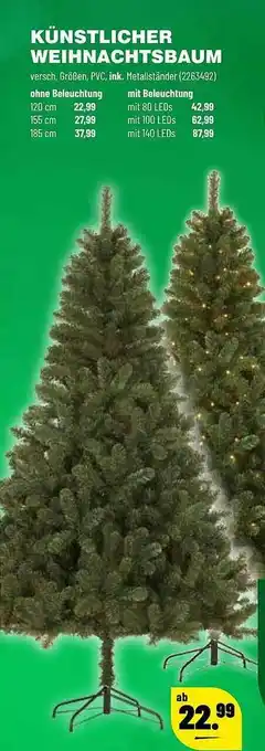 Leitermann Baumarkt Künstlicher Weihnachtsbaum Angebot