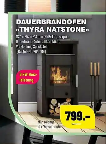 Leitermann Baumarkt Dauerbrandofen »thyra Natstone« Angebot