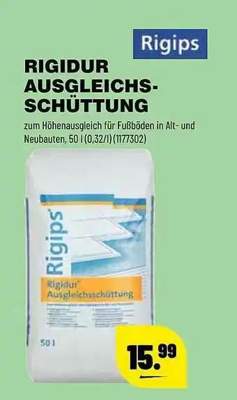 Leitermann Baumarkt Rigidur Ausgleichs-schüttung Angebot