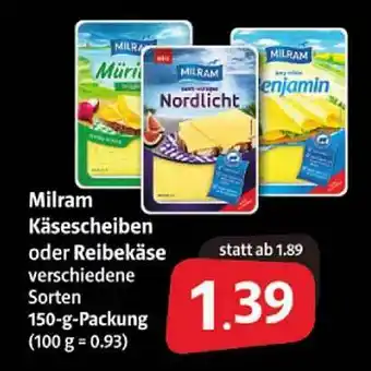 Markant Markt Milram Käsescheiben Oder Reibekäse Verschiedene Sorten Angebot