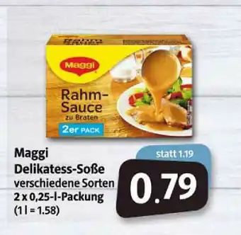 Markant Markt Maggi Delikatess-soße Verschiedene Sorten Angebot