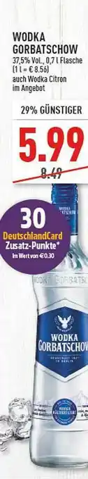 Marktkauf Wodka Gorbatschow Angebot