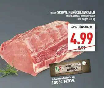 Marktkauf Frischer Schweinerückenbraten Angebot