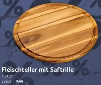 Selgros Fleischteller mit Saftrille Angebot