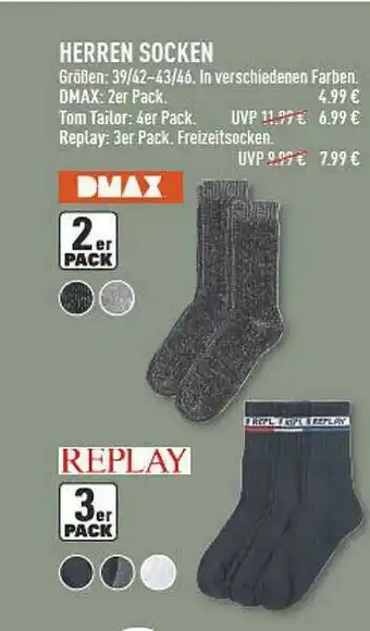 Marktkauf Herren Socken Replay Angebot