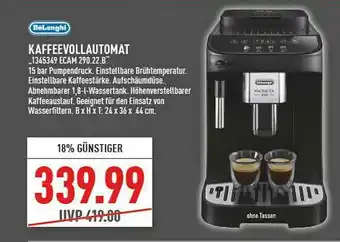 Marktkauf Delonghi Kaffeevollautomat „134349 Ecam 290.22.b” Angebot