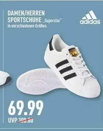 Marktkauf Damen Herren Sportschuhe „superstar” Adidas Angebot