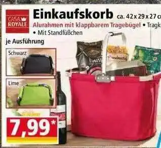 Norma Einkaufskorb Casa Royale Angebot