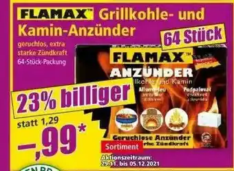 Norma Flamax Grillkohle- Und Kamin-anzünder Angebot