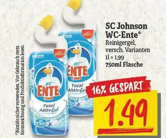 NP Discount Sc Johnson Wc-ente Angebot