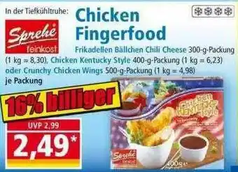 Norma Chicken Fingerfood Angebot