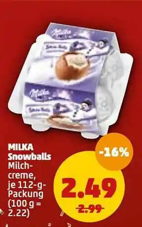 PENNY Milka Snowballs Angebot