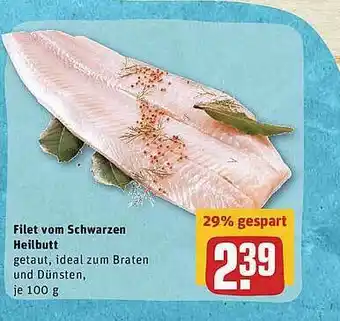 REWE Filet Vom Schwarzen Heilbutt Angebot