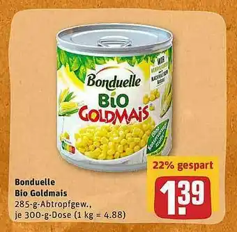 REWE Bonduelle Bio Goldmais Angebot