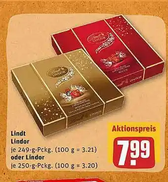 REWE Lindt Lindor Oder Lindor Angebot