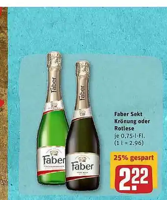 REWE Faber Sekt Krönung Oder Rotlese Angebot