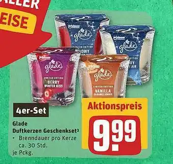 REWE Glade Duftkerzen Geschenkset Angebot