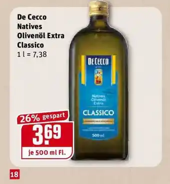 REWE Kaufpark De Cecco Natives Olivenöl Extra Classico Angebot