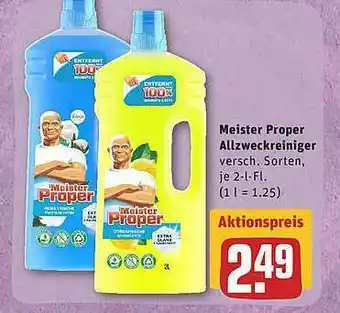 REWE Meister Proper Allzweckreiniger Angebot