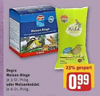 REWE Degro Meisen-ringe Oder Meisenknödel Angebot