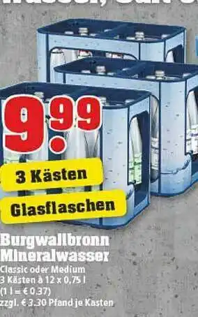 trinkgut Burgwallbronn Mineralwasser Angebot