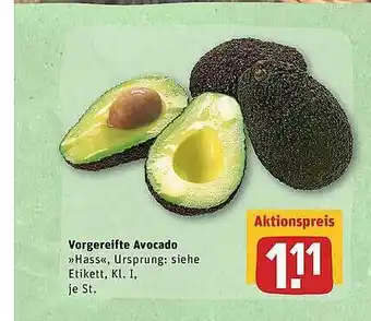 REWE Vorgereifte Avocado Angebot