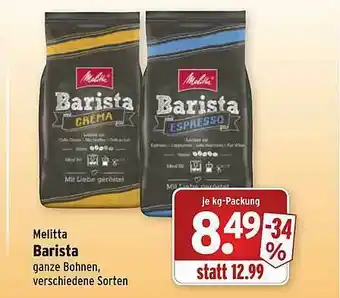 Wasgau Melitta Barista Angebot