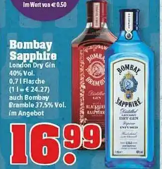 trinkgut Bombay Sapphire Angebot