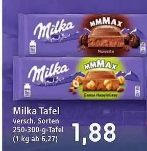 Wasgau Milka Tafel Angebot