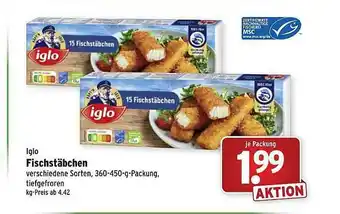 Wasgau Iglo Fischstäbchen Angebot