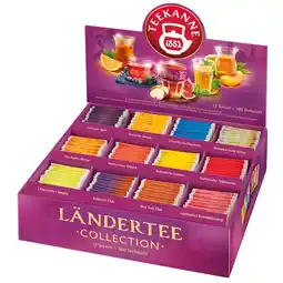 Netto Marken-Discount Teekanne Ländertee Collection Box 180 Teebeutel in 12 Sorten 387 g Angebot