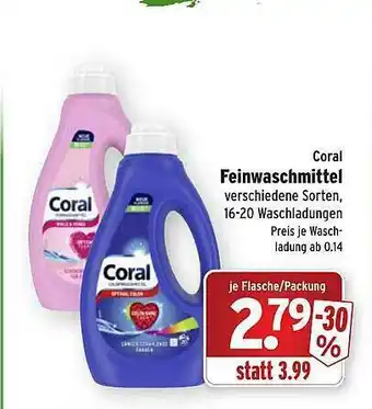 Wasgau Carol Feinwaschmittel Angebot