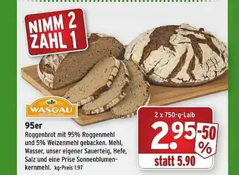 Wasgau 95er Angebot