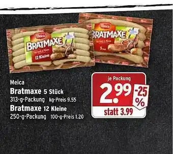 Wasgau Meica Bratmaxe Angebot