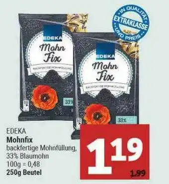 Marktkauf Edeka Mohnfix Angebot