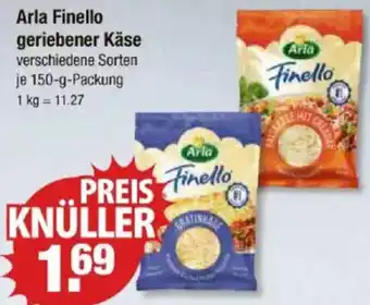 V Markt Arla Finello geriebener Käse Angebot