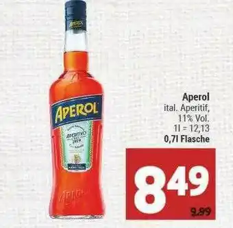 Marktkauf Aperol Angebot