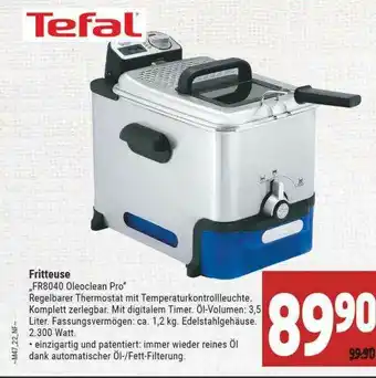 Marktkauf Tefal Fritteuse „fr8040 Oleoclean Pro” Angebot