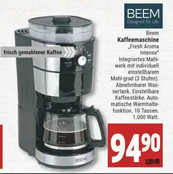 Marktkauf Beem Kaffeemaschine „fresh Aroma Intense” Angebot