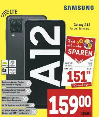 Marktkauf Samsung Galaxy A12 Angebot