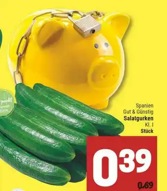 Marktkauf Spanien Gut & Günstig Salatgurken Angebot