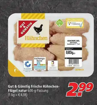 Marktkauf Gut & Günstig Frische Hähnchen Angebot