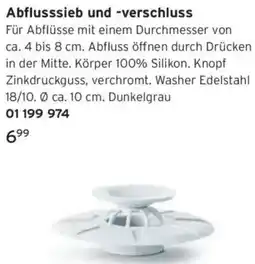 Tchibo Abflusssieb und -verschluss Angebot