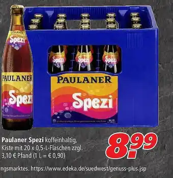 Marktkauf Paulaner Spezi Angebot